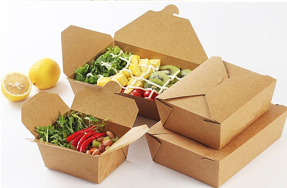 Empaquetado disponible de las bandejas del cartón de la caja de papel de Kraft de la categoría alimenticia