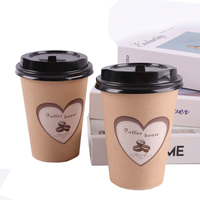 Etiqueta engomada troquelada del acondicionamiento de los alimentos para el logotipo de la taza de papel del café personalizado 60ml 80ml