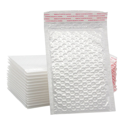 Sobres de envío acolchados con espuma blanca Eco Friendly Bubble Mailers Parcel Bag