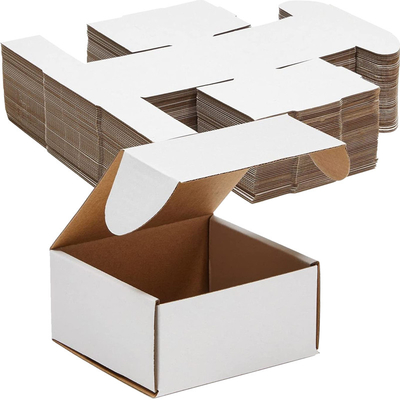 Empaquetado de envío de envío acanalado blanco reciclable de encargo de la caja de envío