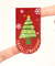Prenda impermeable imprimible desprendible adhesiva de las etiquetas para el lacre de la caja de la Navidad