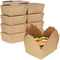 Empaquetado disponible de las bandejas del cartón de la caja de papel de Kraft de la categoría alimenticia