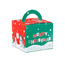CYMK personalizado que imprime la caja de regalo de Navidad para el caramelo dulce 600gsm de la torta de la Navidad