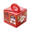 Odm Nochebuena Apple Regalo Caja de embalaje Santa Claus Candy Box 1000gsm