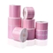 Etiqueta de impresión de transporte de logística de papel adhesivo de rollo de impresora térmica rosa