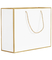 Logotipo modificado para requisitos particulares bolso de compras de la cartulina del papel de lujo CCWB para la ropa