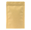 Levántese las bolsas de papel que se pueden volver a sellar de Brown Kraft para el acondicionamiento de los alimentos