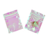 Bolsas de papel resellables holográficas de arco iris personalizadas Bolsa Ziplock