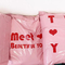 Bolsas de correo de plástico de polietileno rosa de 100 micras, envío de embalaje exprés para ropa