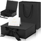 Caja de regalo acanalada negra para el envoltorio para regalos de envío del almacenamiento del envío