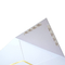 Línea blanca de encargo del borde de la hoja de oro de Logo Wedding Invitation Envelope With del diseño