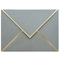 Diseño de impresión de encargo de Grey Paper Gift Card Envelopes de lujo