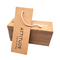 Ropa de papel de encargo de la decoración de la caja de Brown Kraft Hang Tags Label For Shoes